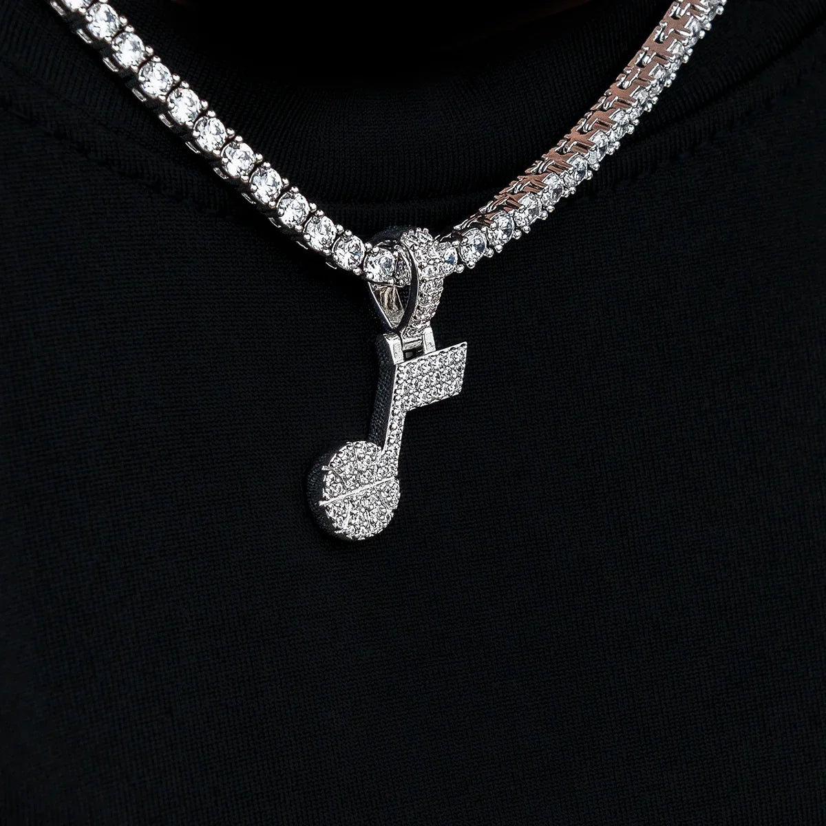 Utah Jazz Official NBA Micro Logo Pendant in White Gold