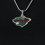 Minnesota Wild Official NHL Logo Pendant in Yellow Gold