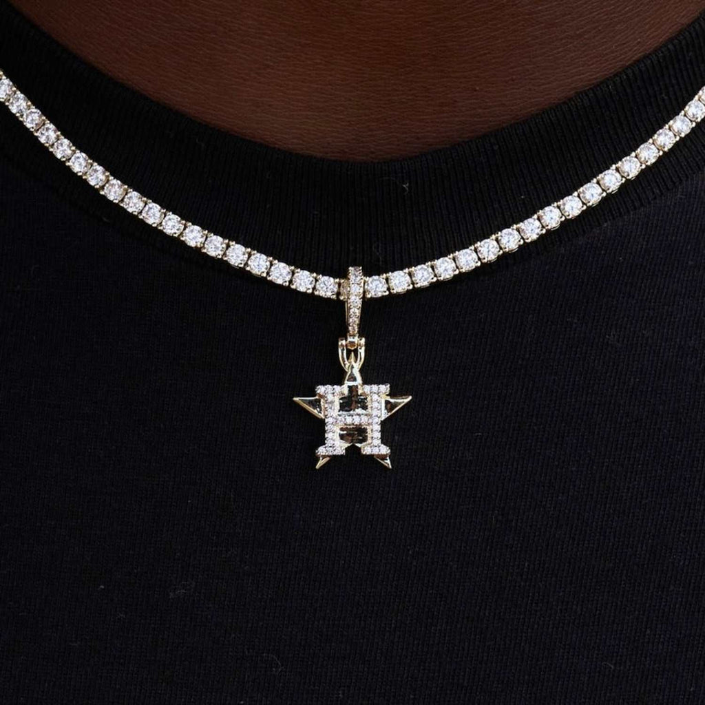 Houston Astros Official MLB Micro Logo Pendant