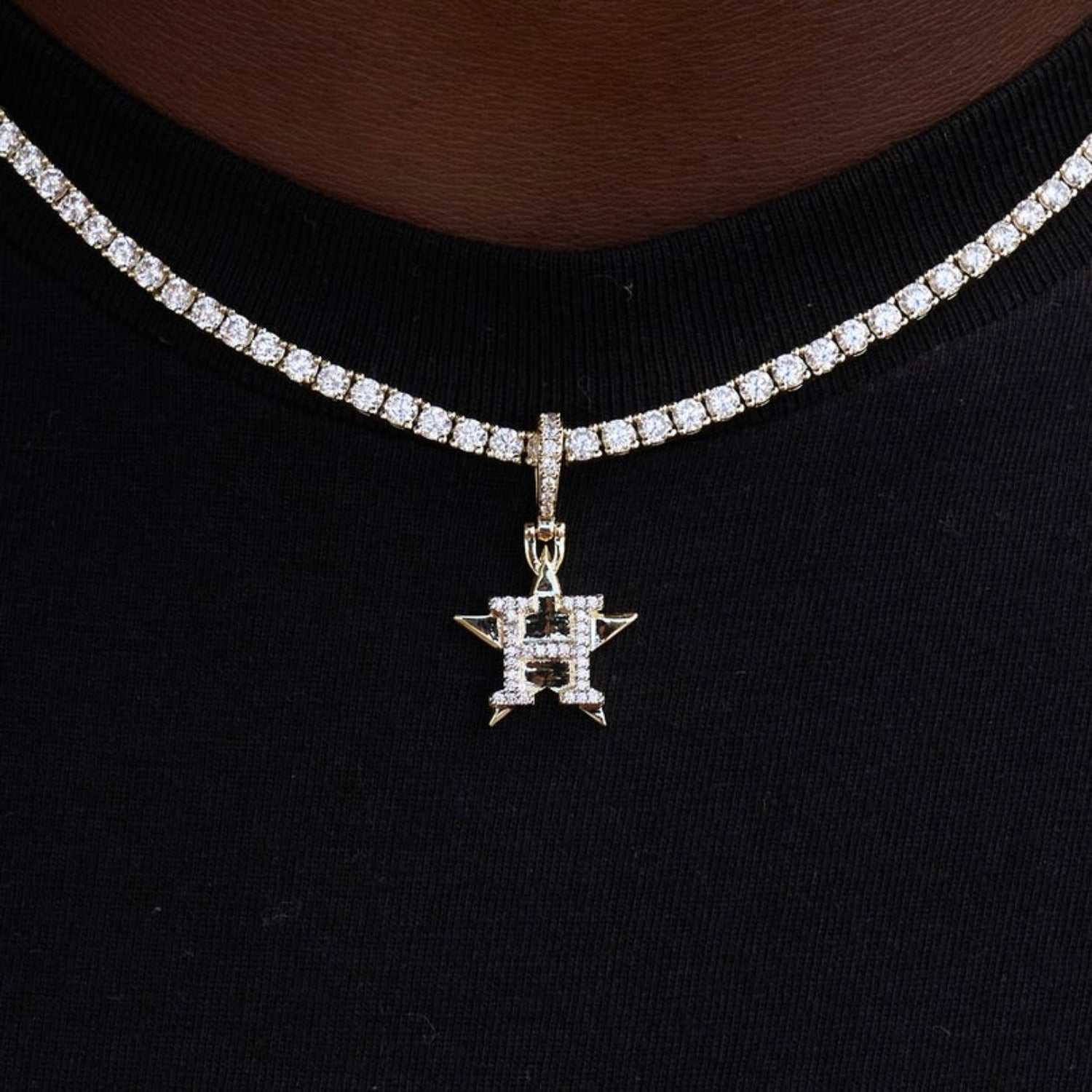 Houston Astros Official MLB Micro Logo Pendant