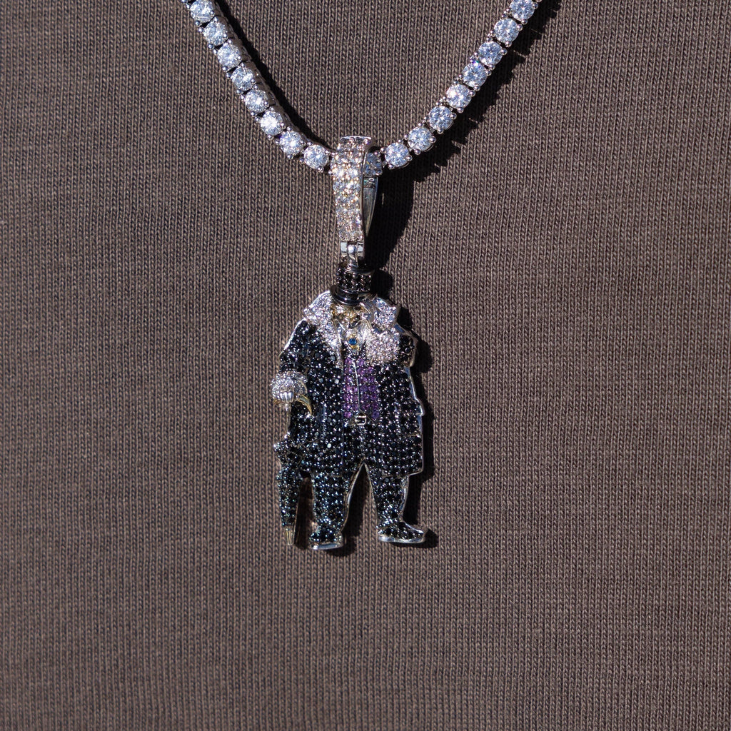 Penguin Body Official DC Comics Pendant in White Gold