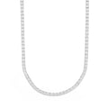 Moissanite Diamond Tennis Chain in Sterling Silver- 3mm