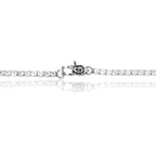 Micro Tennis Chain in White Gold