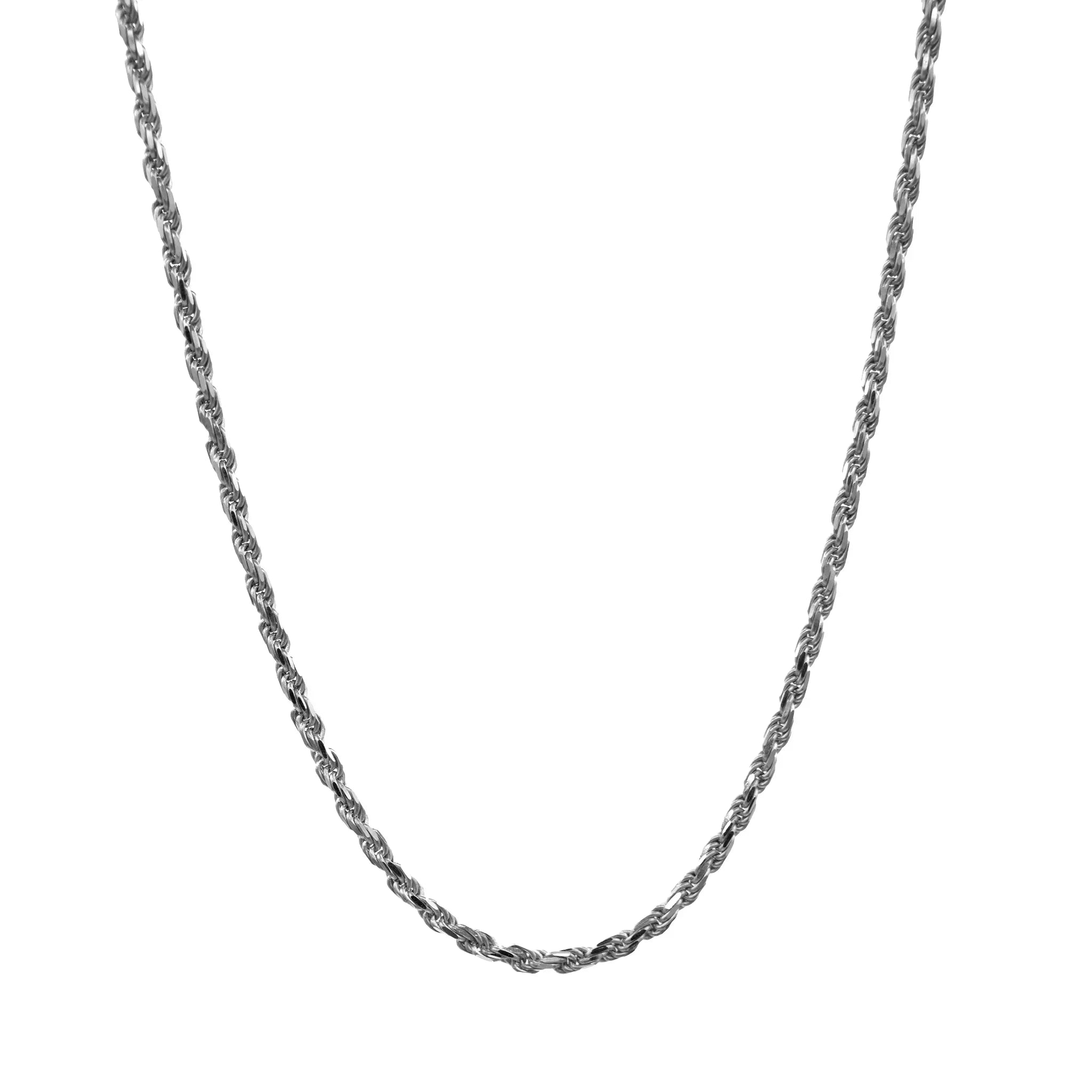 Rope Chain in Sterling Silver - 4mm