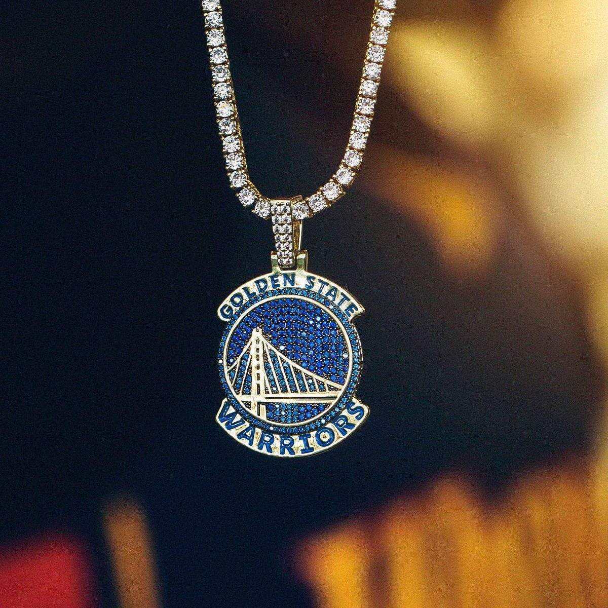Golden State Warriors Official NBA Logo Pendant