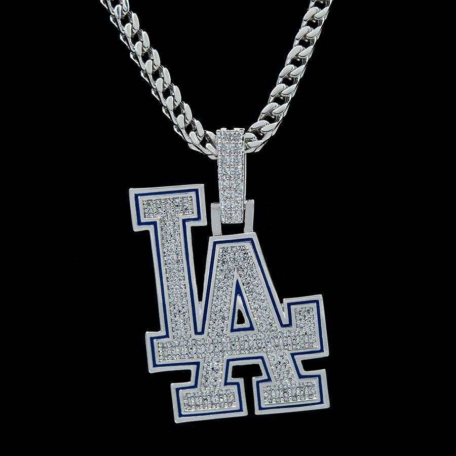 Los Angeles Dodgers Official MLB Logo Pendant