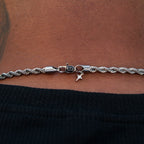 Rope Chain in Black - 4mm