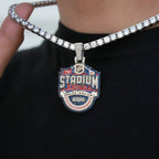 Stadium Series Official NHL Logo Pendant in White Gold
