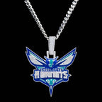 Charlotte Hornets Official NBA Logo Pendant