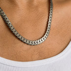 South Beach Cuban Chain in Black - 8mm