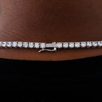 Diamond Tennis Chain in White Gold- 5mm