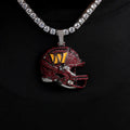 2025 Washington Commanders Team Helmet Pendant - White Gold