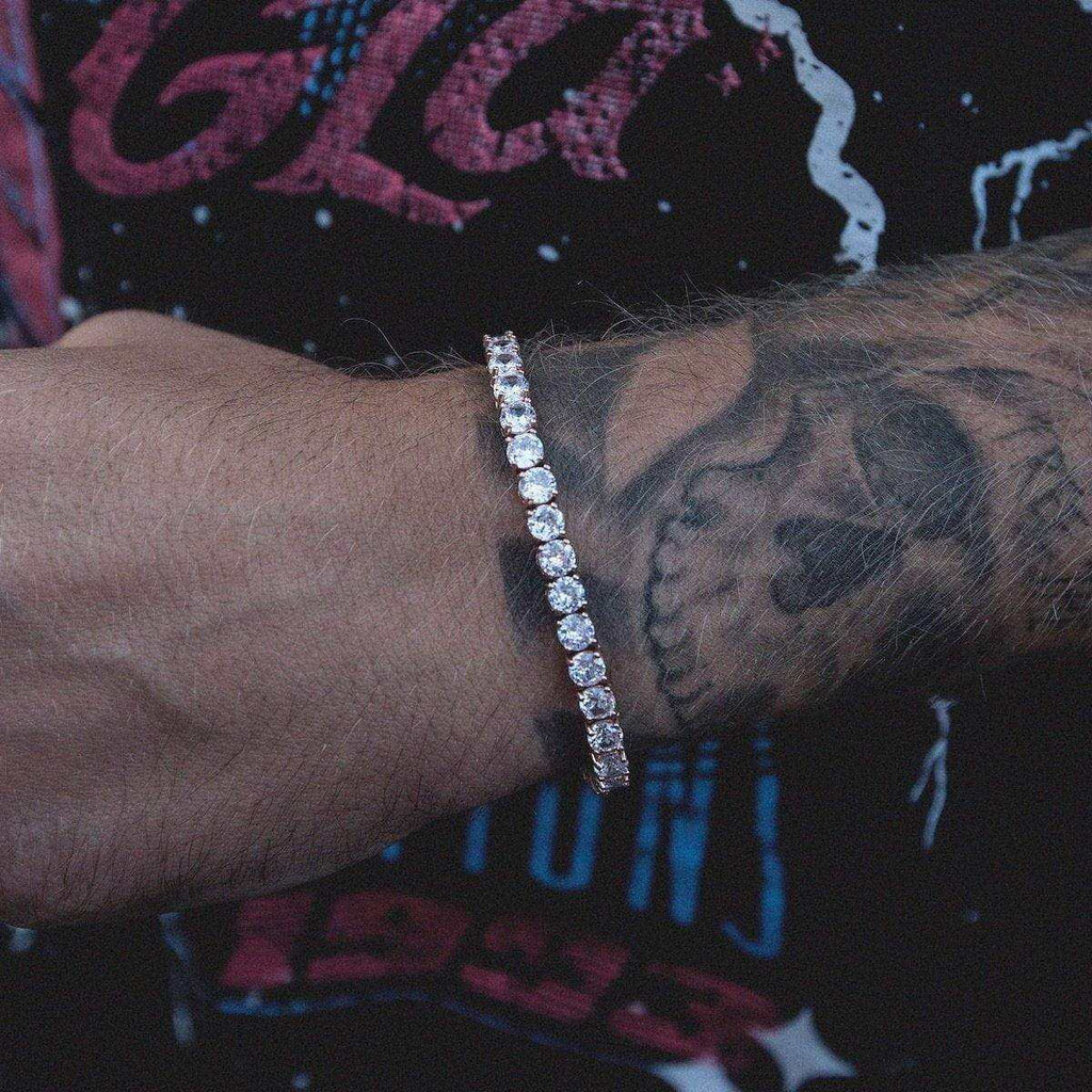 Diamond Tennis Bracelet in Rose Gold - 5mm