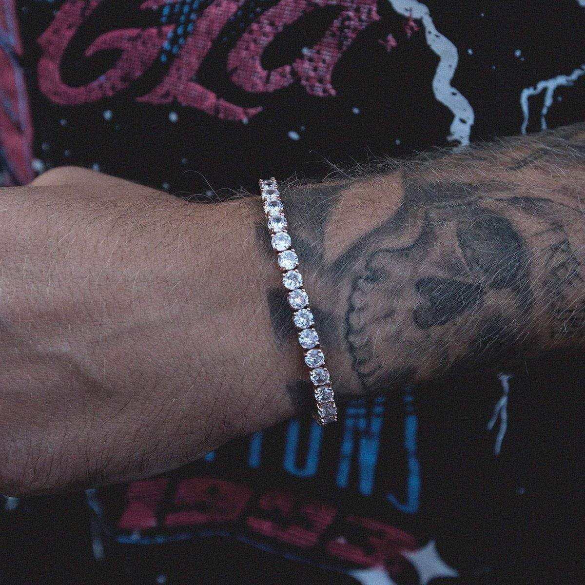 Diamond Tennis Bracelet in Rose Gold - 5mm