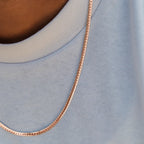 South Beach Cuban™ Chain in Rose Gold- 3mm