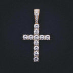 Diamond Cross in Yellow Gold