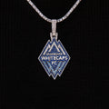 Vancouver Whitecaps FC Official MLS Logo Pendant in White Gold