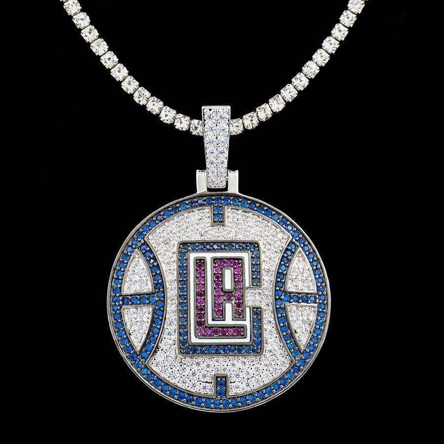 LA Clippers Official NBA Logo Pendant
