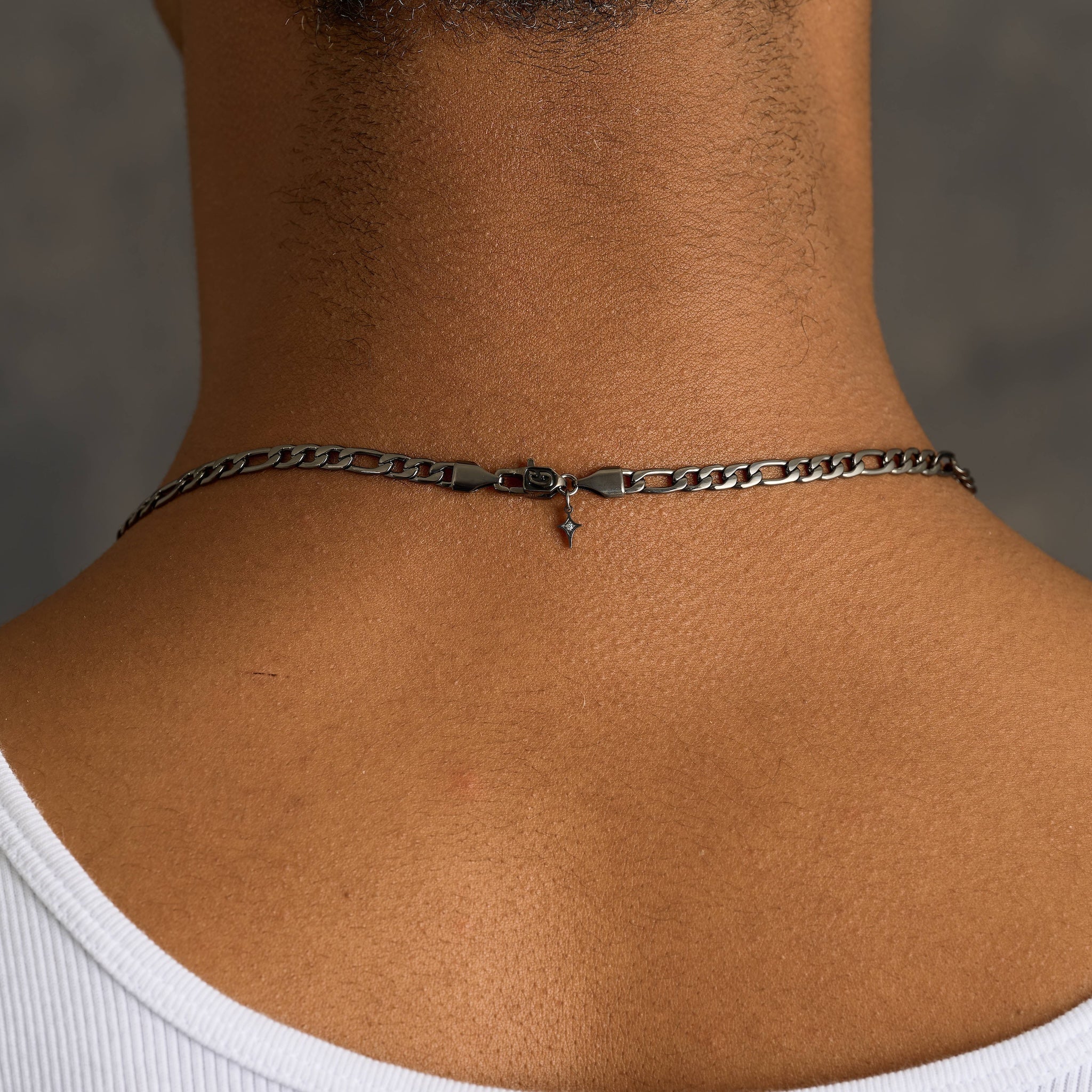 Figaro Chain in Black - 4mm