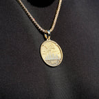 Detroit Lions Official NFL Coin Pendant in Yellow Gold