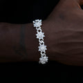 Diamond Infinity Flower Bracelet