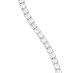 Diamond Tennis Chain in White Gold- 5mm