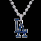 Los Angeles Dodgers 150th Anniversary Official MLB Logo Pendant