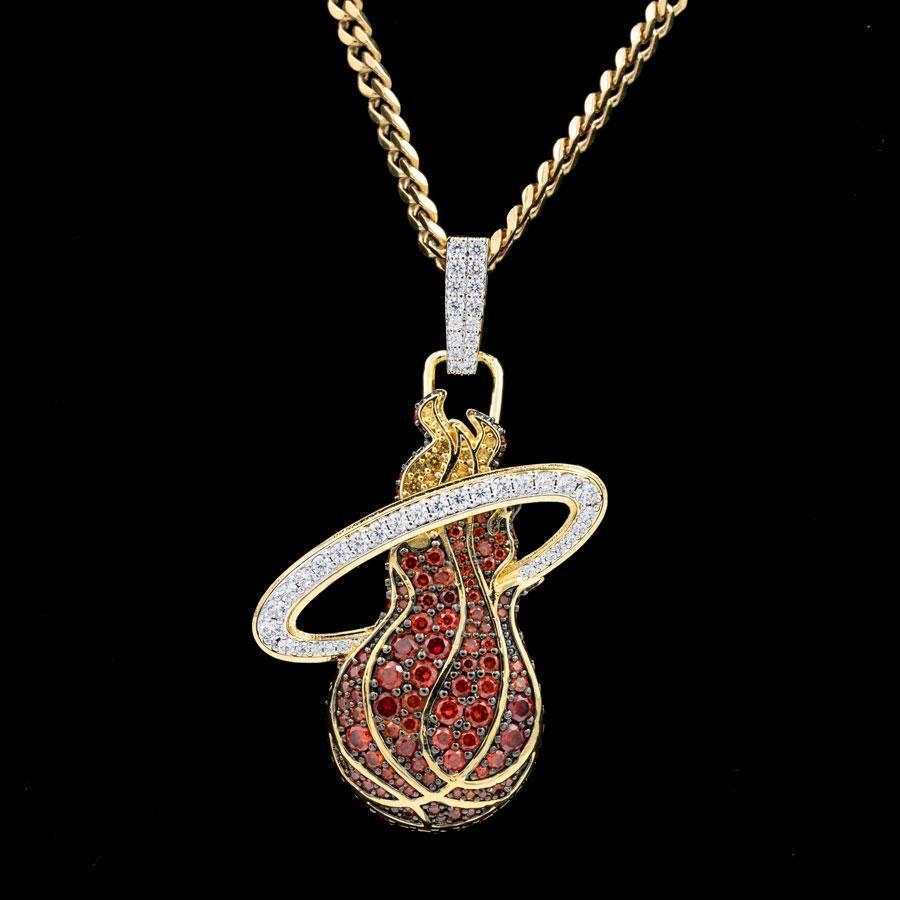 Miami Heat Official NBA Logo Pendant