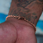 3.6MM Open Box Bracelet in Rose Gold