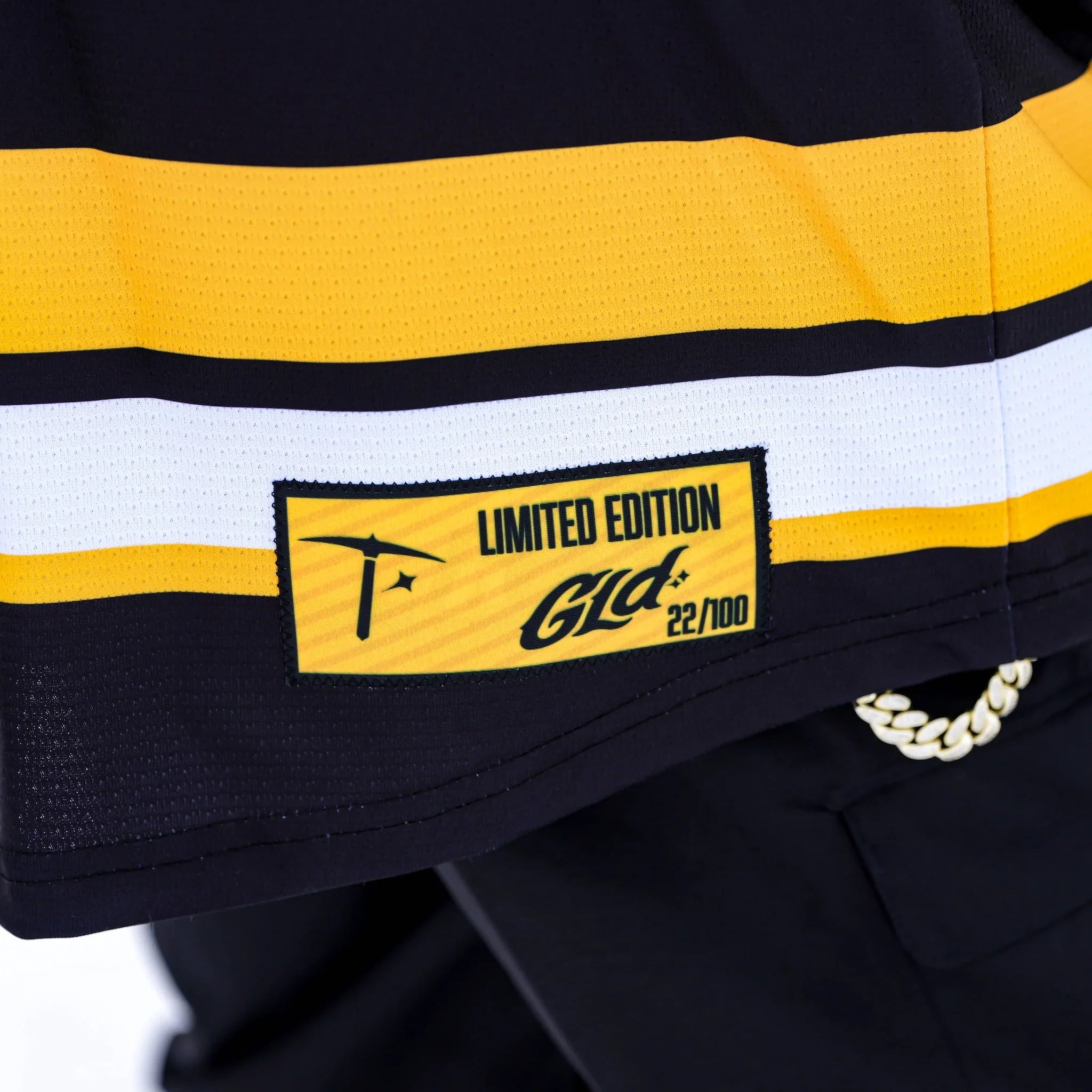 GLD Black and Yellow Hockey Jersey