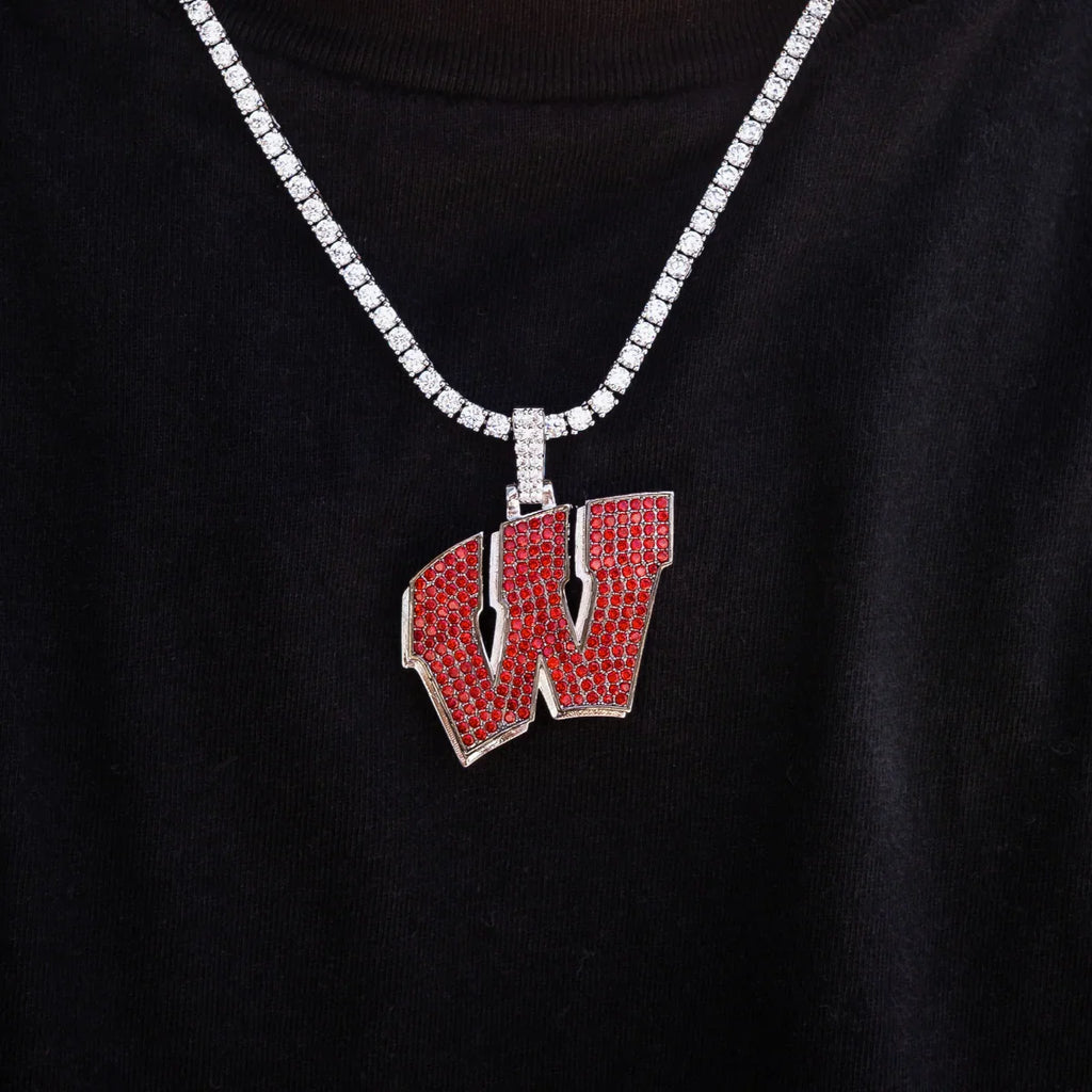 Wisconsin Badgers Official NCAA Logo Pendant