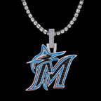 Miami Marlins Official MLB Logo Pendant