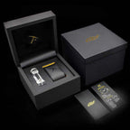 39MM Visionary Plain Case & Green Dial Watch - Yellow Gold
