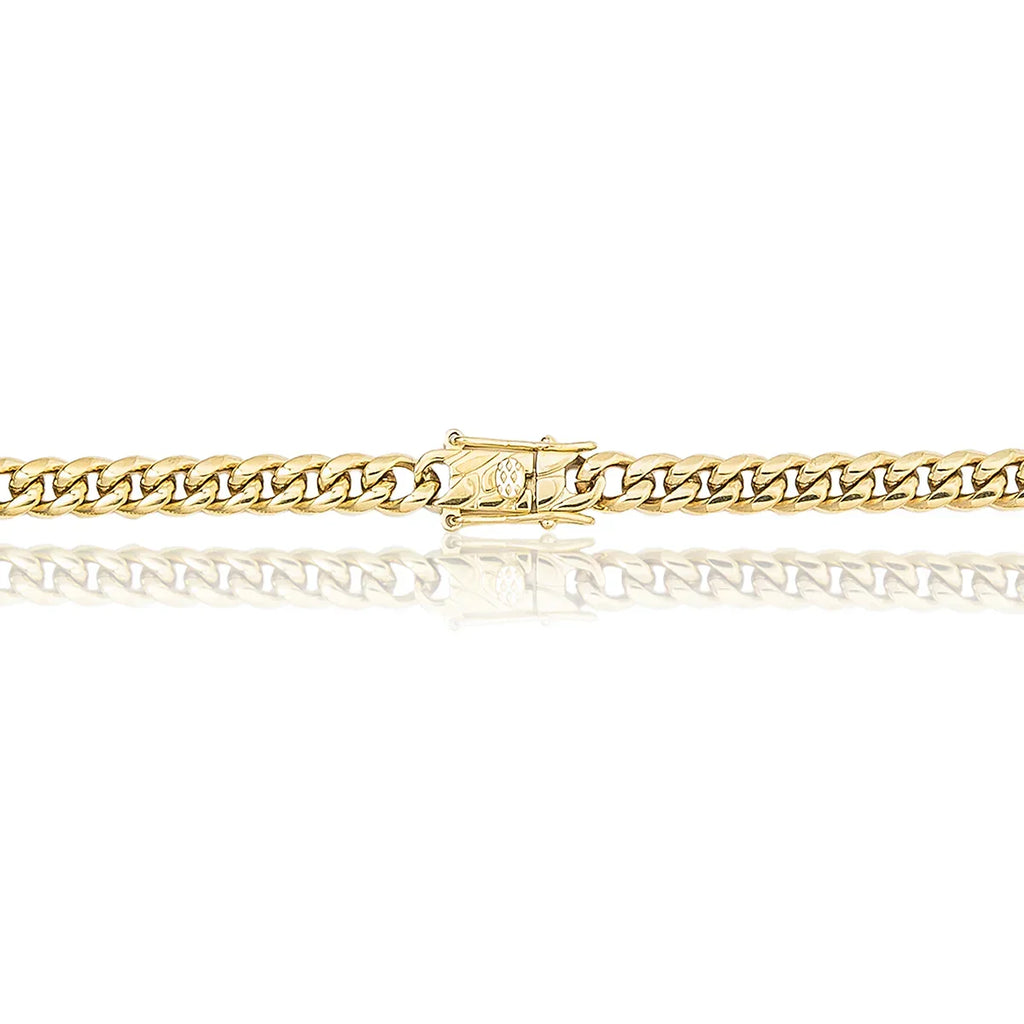 Miami Cuban Chain in Yellow Gold - 5mm
