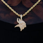 Minnesota Vikings Official NFL Micro Logo Pendant