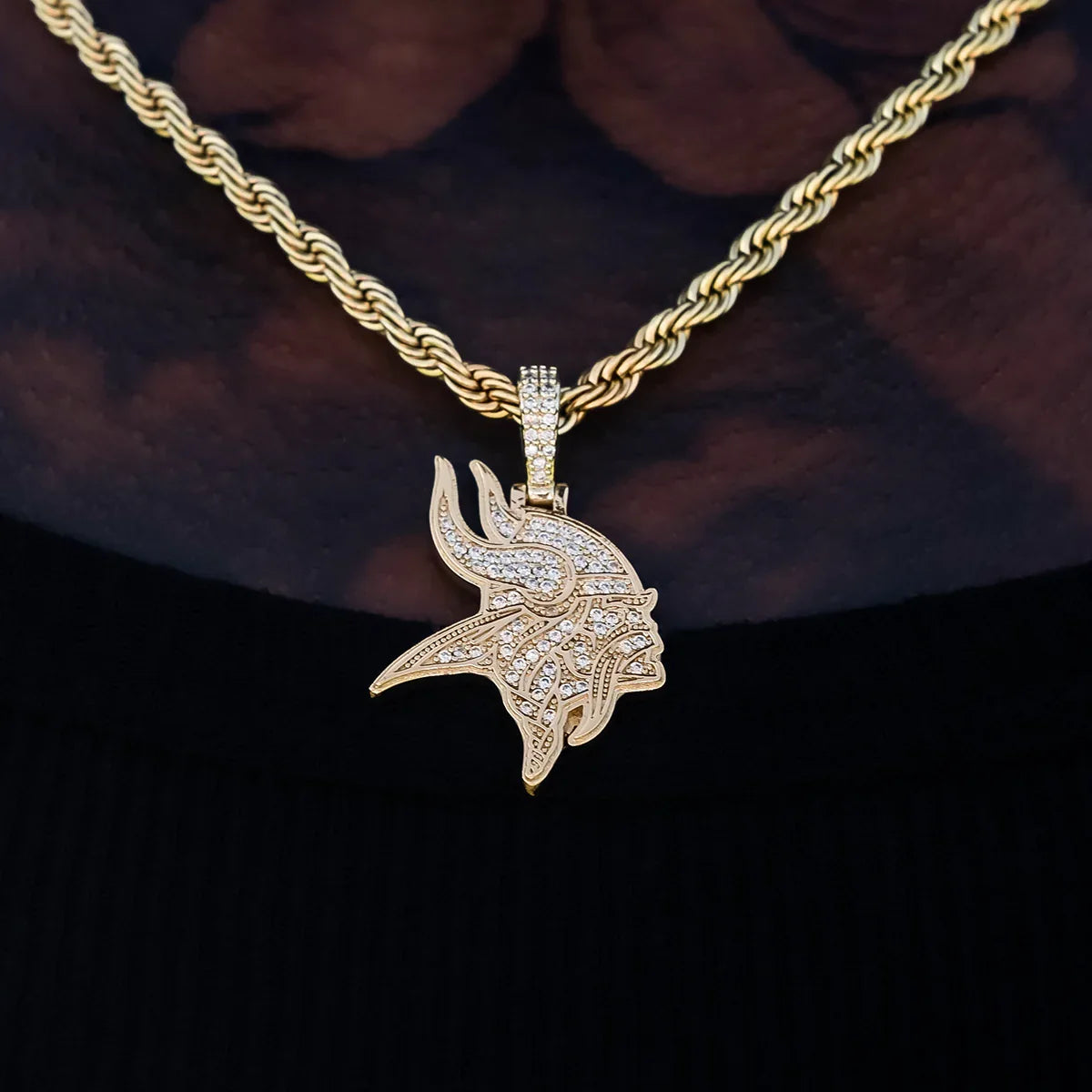 Minnesota Vikings Official NFL Micro Logo Pendant