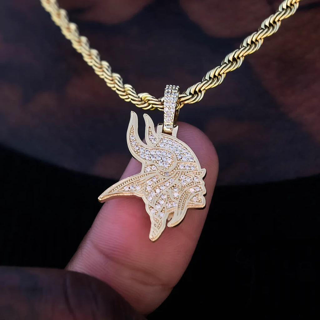 Minnesota Vikings Official NFL Micro Logo Pendant
