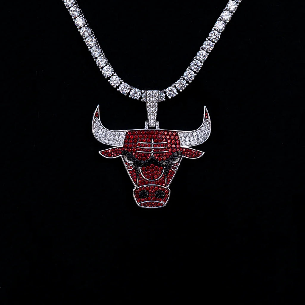 Chicago Bulls Official NBA Large Logo Pendant
