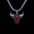 Chicago Bulls Official NBA Large Logo Pendant