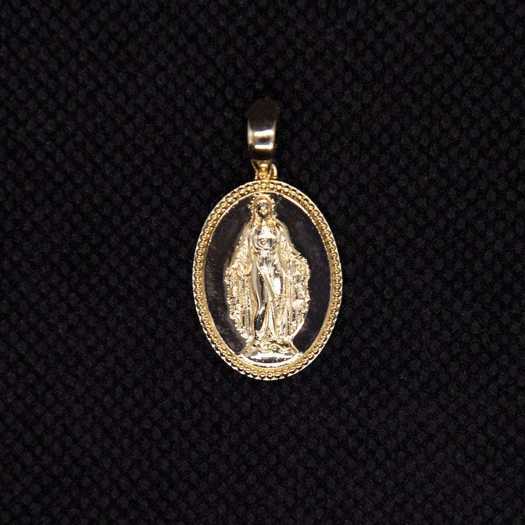 18k Vermeil Micro Lady of Guadalupe Pendant