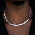South Beach Cuban™ in White Gold- 8mm