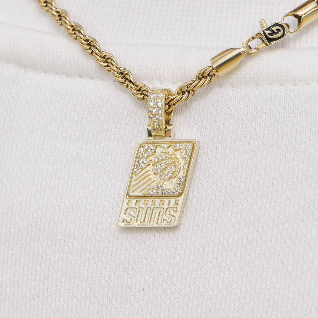 Phoenix Suns Official NBA Micro Logo Pendant