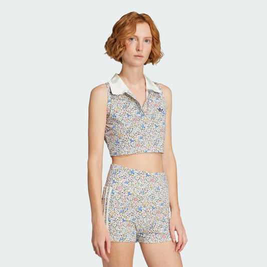 Women's adidas adidas Originals x Liberty London Sleeveless Crop Polo