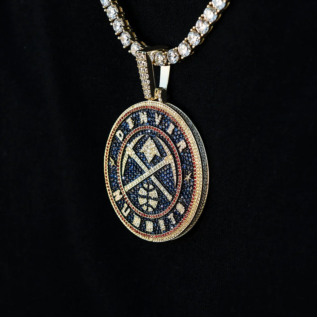 Denver Nuggets Official NBA Large Logo Pendant