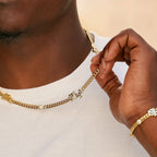 Gothic Stationed Cuban Custom Chain
