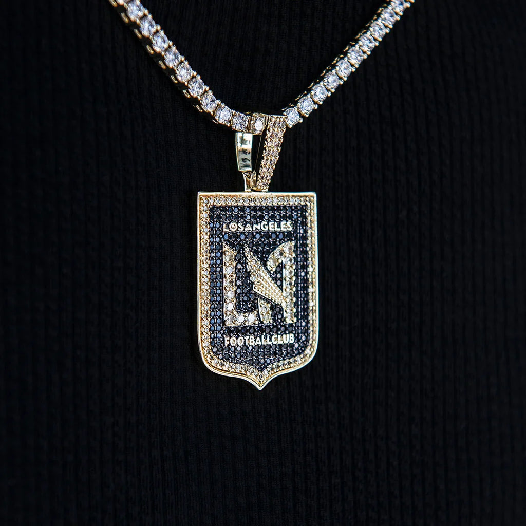 Los Angeles FC Official MLS Logo Pendant in Yellow Gold