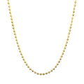 Moon Cut Ball Chain in Yellow Gold Vermeil - 2mm