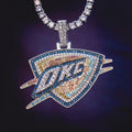 Oklahoma City Thunder OKC Official NBA Logo Pendant