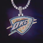Oklahoma City Thunder OKC Official NBA Logo Pendant
