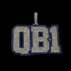 GLD X Bryce Underwood QB1 Pendant in Yellow Gold